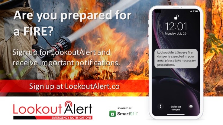 LookoutAlert Are you prepared graphic